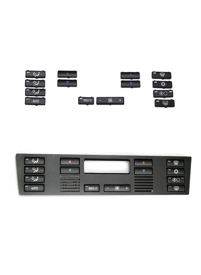 BMW E39 E53 سلسلة 5 أغطية أزرار مفتاح تكييف الهواء مجموعة قطع غيار بديلة - Image 4